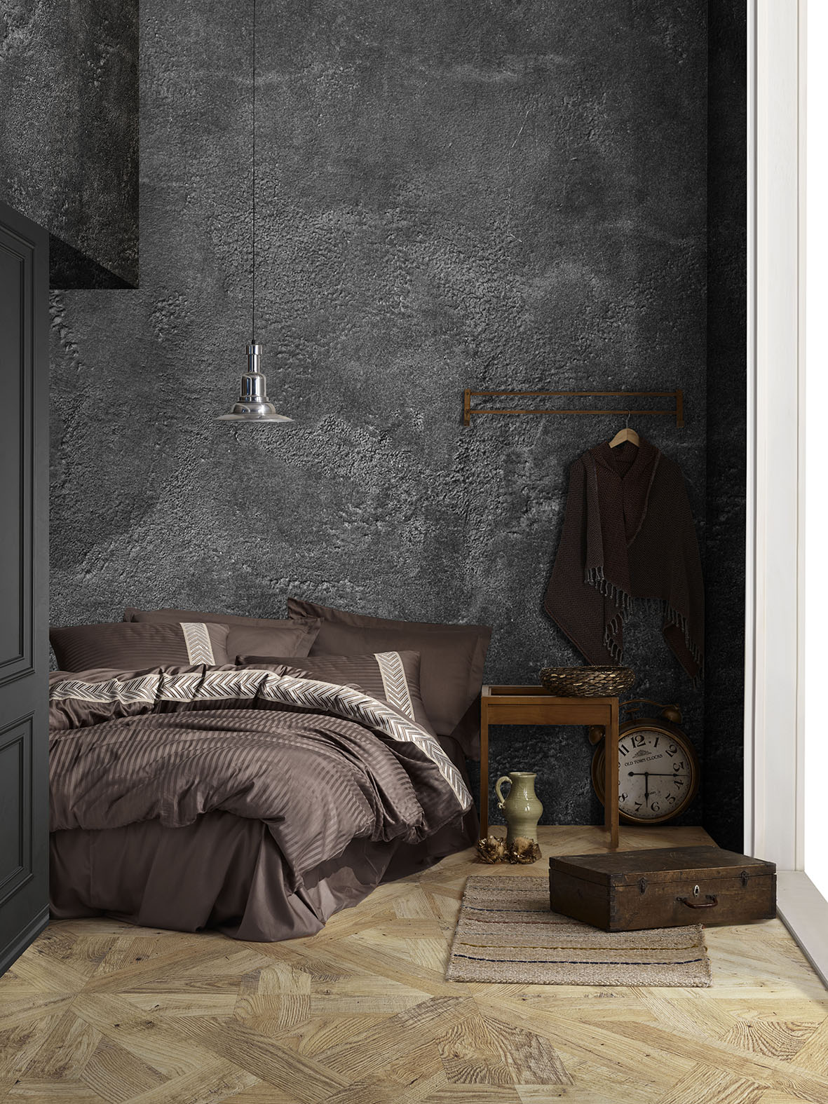 Şaheser Brilliant 6-teiliges Bettwäsche-Set für Doppelbetten aus 100% Baumwoll-Satin
