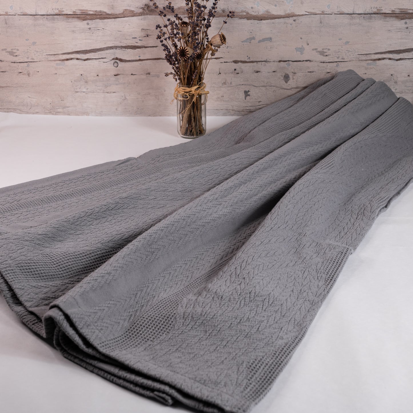 %100 pamuktan yapılmış Luxurahome Collection çok amaçlı battaniye/pike battaniye