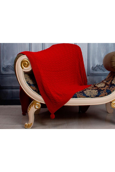 Luxurahome Collection: Strick TV-Decke - 130x170cm