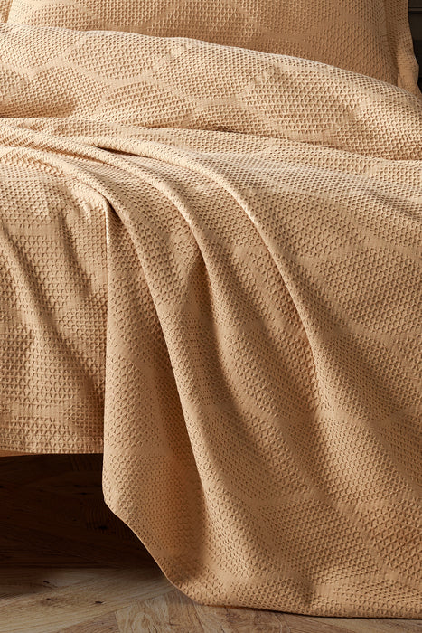 Şaheser Vera Jaquard-Tagesdecken Set 3-teilig aus 100% Baumwolle Oeko-Tex®