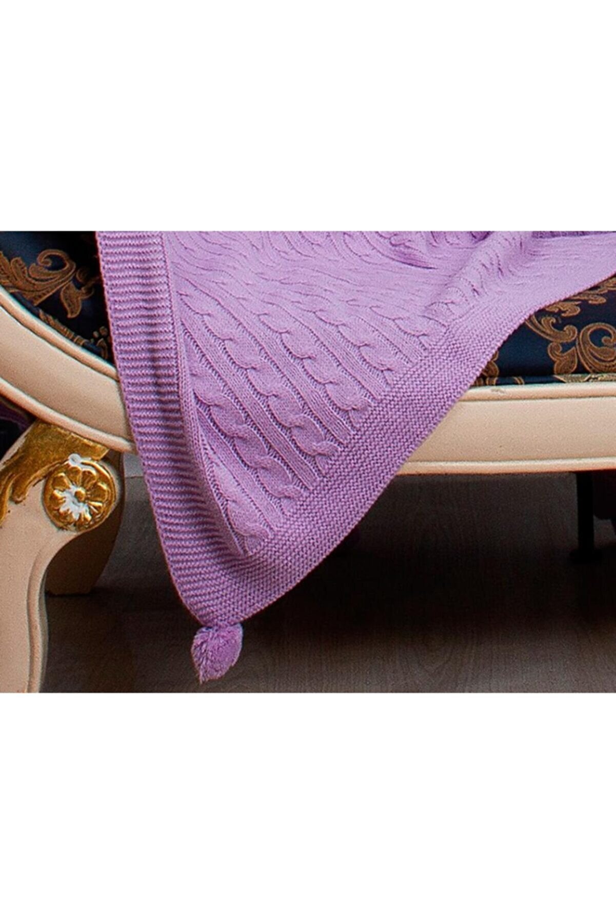 Luxurahome Koleksiyonu: Örme TV Battaniyesi - 130x170cm
