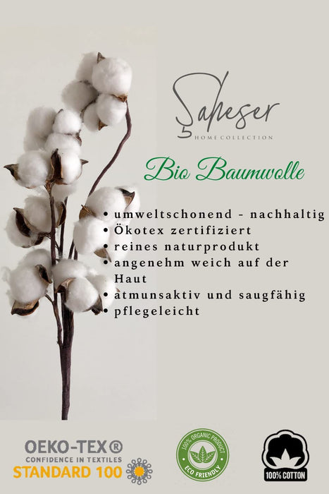 Şaheser Melina Tagesdecke aus 100% Bio Baumwolle Oeko-Tex®
