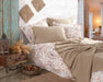 Iyi Geceler Istanbul: Boho Chic Pique-Set %100 Baumwolle in 220x240cm in Cappuccino