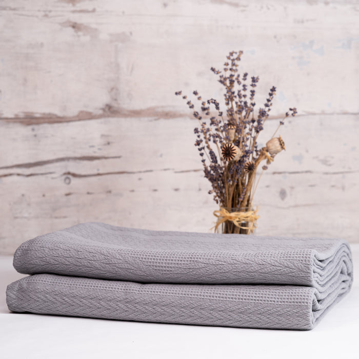 Luxurahome Collection Mehrzweckdecke/Piquédecke aus 100% Baumwolle