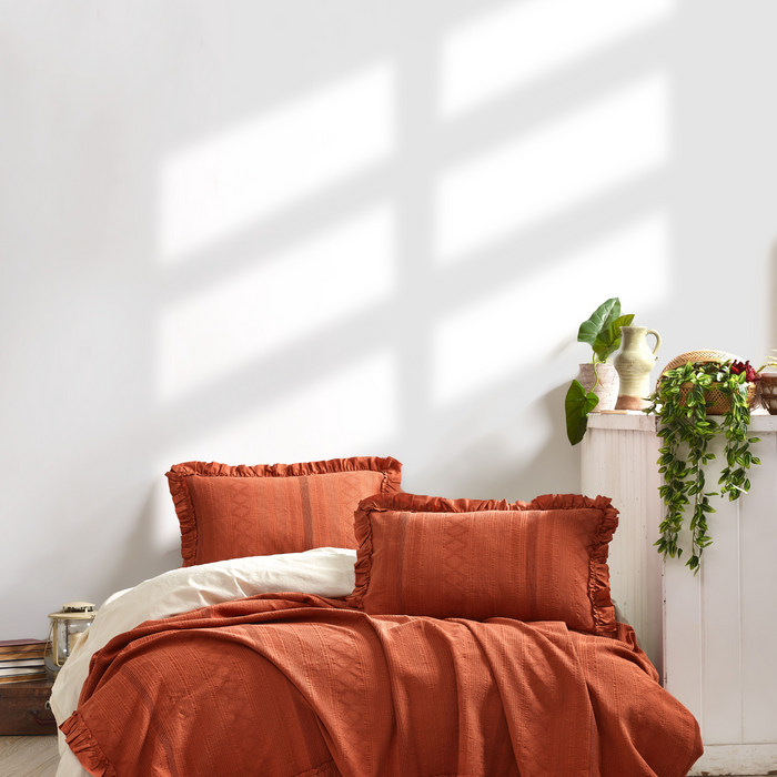 Şaheser Tiziana Tagesdecken Set aus 100% Baumwolle Oeko-Tex®