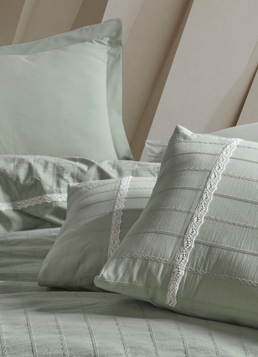Şaheser Jasmin Natural Look Washed Doppelbett-Bettwäsche-Set 6-teilig
