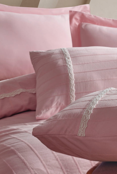 Şaheser Jasmin Natural Look Washed Doppelbett-Bettwäsche-Set 6-teilig