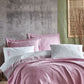 Şaheser Larissa Besticktes 7-teiliges Hochzeits-Set aus 100% Baumwoll-Satin