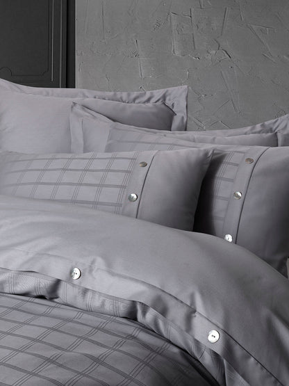 Şaheser Perla 6-teiliges Bettwäsche-Set für Doppelbetten aus Baumwollsatin