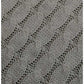 Luxurahome Collection: Strick Bett- / Tagesdecke aus 100% Baumwolle