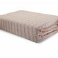 Luxurahome Collection: Strick Bett- / Tagesdecke aus 100% Baumwolle