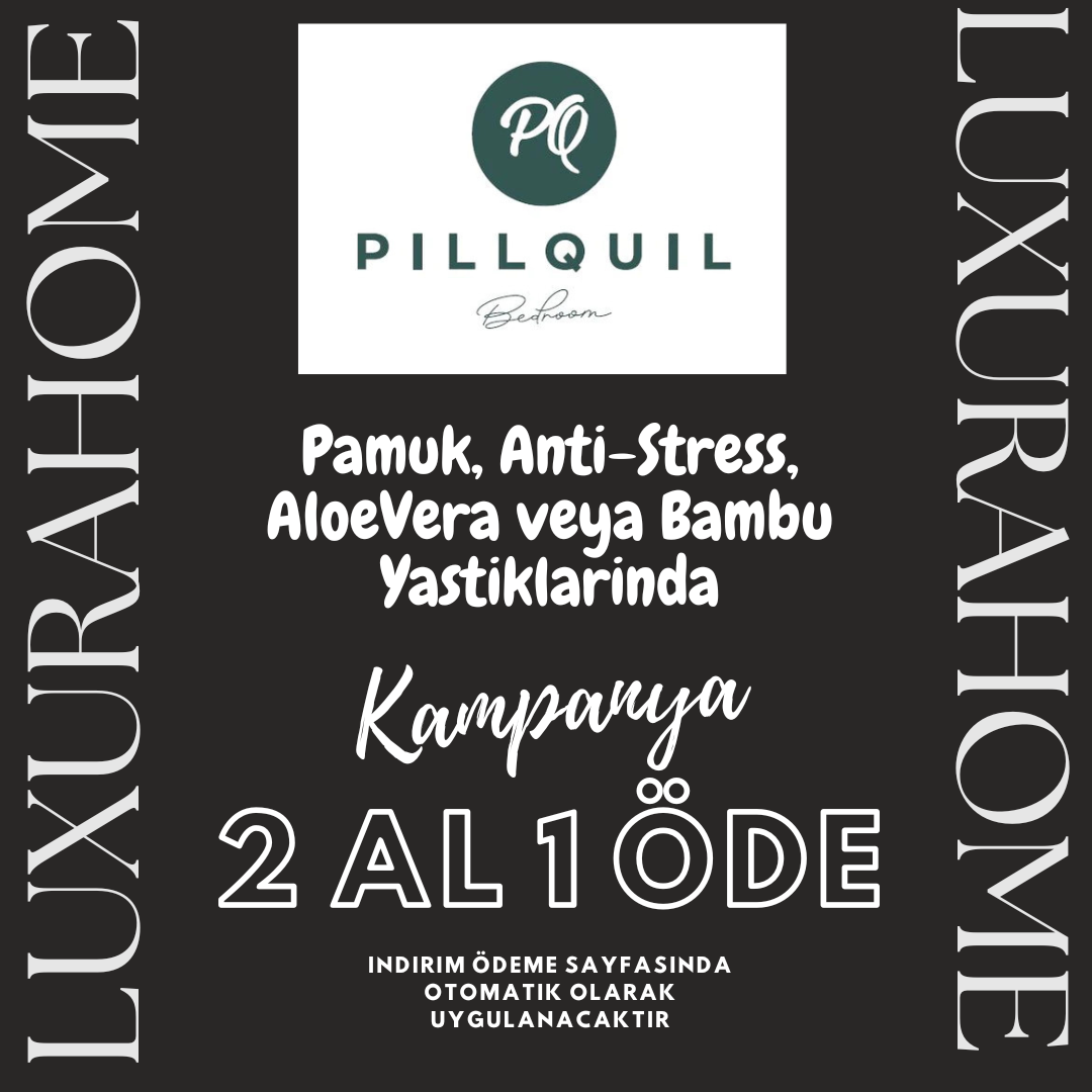 Pillquil Anti-Stres Yastık Organik, Hassas ve Rahat 