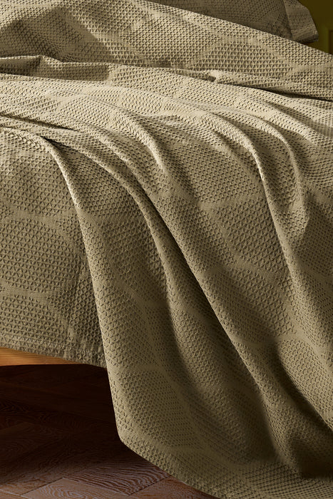 Şaheser Vera Jaquard-Tagesdecken Set 3-teilig aus 100% Baumwolle Oeko-Tex®