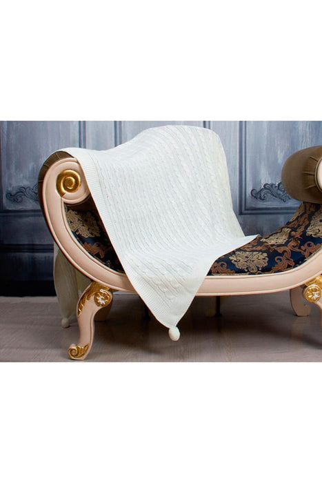 Luxurahome Collection: Strick TV-Decke - 130x170cm
