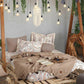 Boho Chic Çift Kişilik Battaniye Seti Cappuccıno - Luxurahome.com