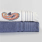 Iyi Geceler Istanbul: Boho Chic Hand- und Badetuch 50x90 & 90x150 in Farbe Kobaldblau