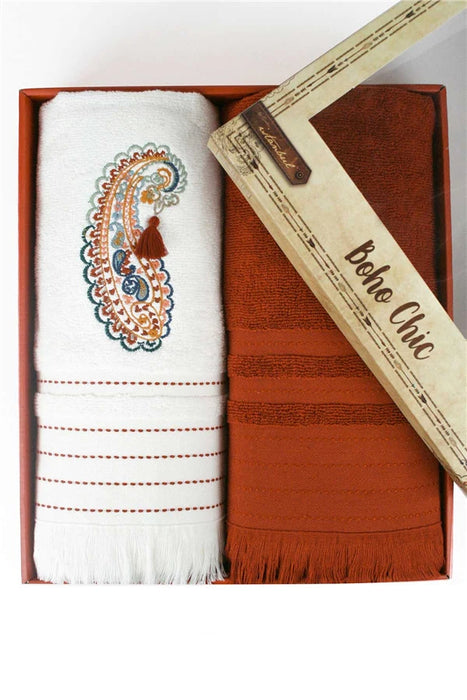 Iyi Geceler Istanbul: Boho Chic Hand- und Badetuch aus 100% Baumwolle