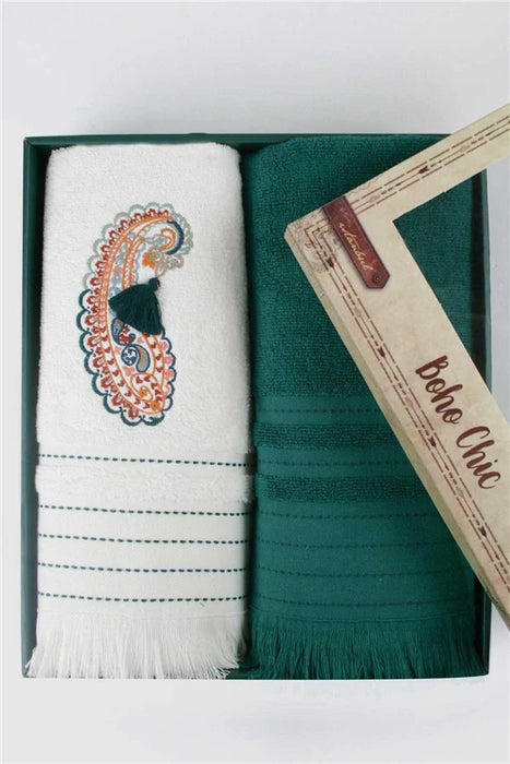 Iyi Geceler Istanbul: Boho Chic Hand- und Badetuch aus 100% Baumwolle
