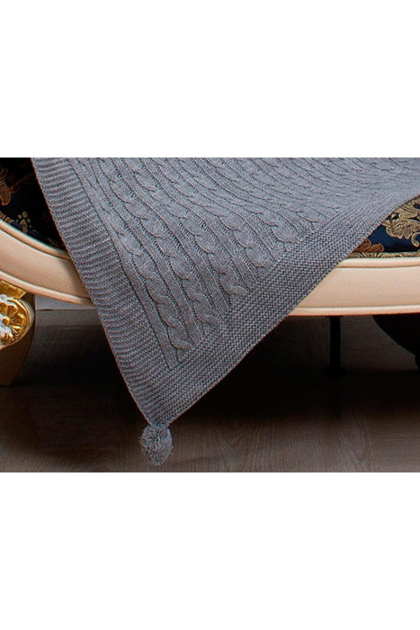 Luxurahome Collection: Strick TV-Decke - 130x170cm