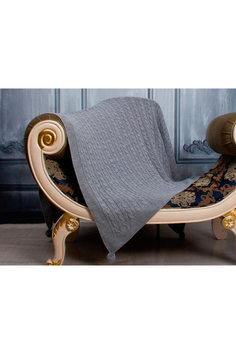 Luxurahome Collection: Strick TV-Decke - 130x170cm