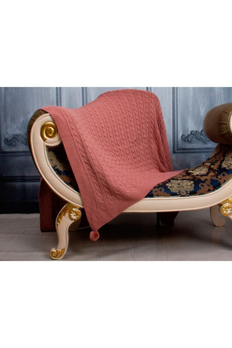 Luxurahome Collection: Strick TV-Decke - 130x170cm