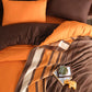 Iyi Geceler Istanbul - InLine Bettbezug-Set für Einzelbett 160x220cm Farbe: Orange