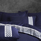 Şaheser Brilliant 6-teiliges Bettwäsche-Set für Doppelbetten aus 100% Baumwoll-Satin