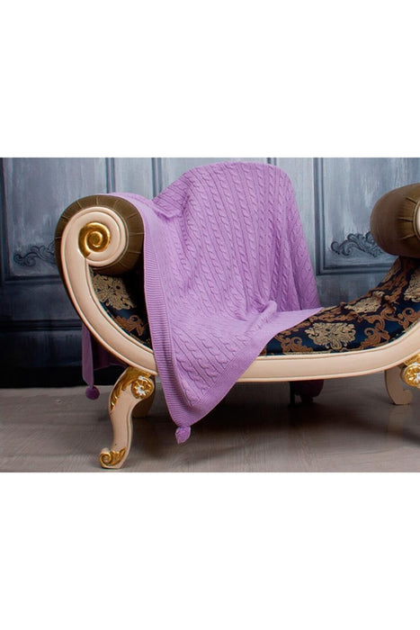 Luxurahome Collection: Strick TV-Decke - 130x170cm
