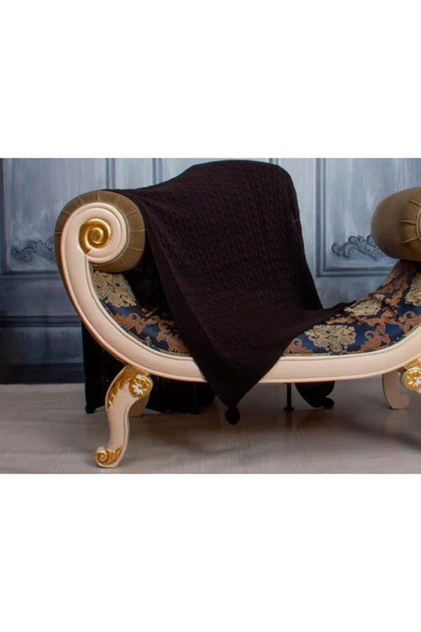 Luxurahome Collection: Strick TV-Decke - 130x170cm