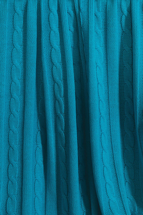 Luxurahome Collection: Strickdecke mit Muster in XXL-Größe 260x270