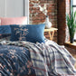 Iyi Geceler Istanbul - Wilbourn Bettwäsche Set mit Decke 200x220 Farbe: Indigo