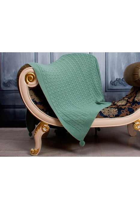 Luxurahome Collection: Strick TV-Decke - 130x170cm